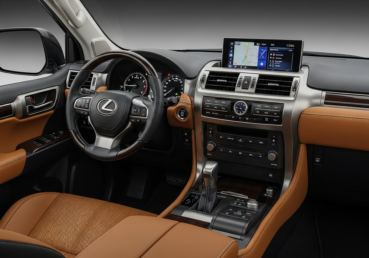 2026 Lexus GX interior with large central display