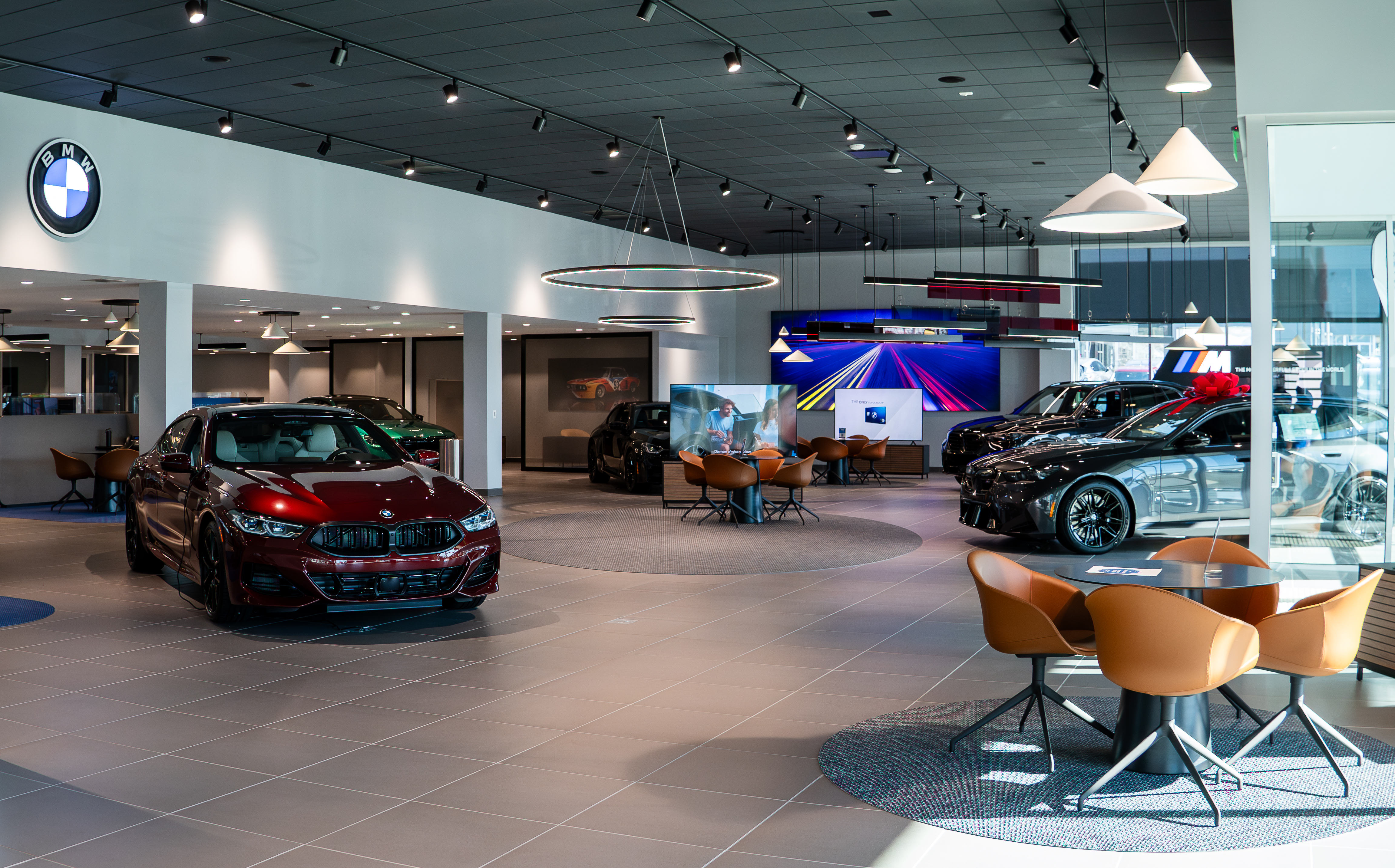 BMW Models in BMW of Greensboro showroom