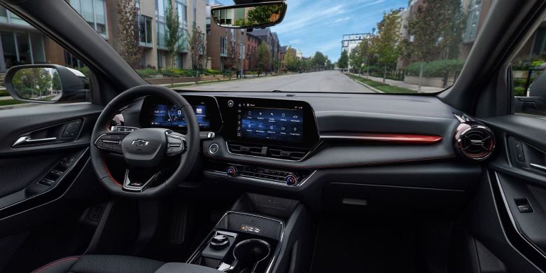 The front dash in the chevy equinox.