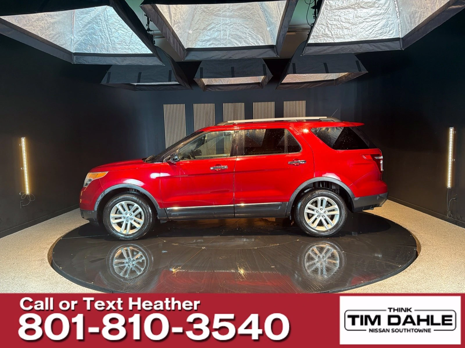 Used 2013 Ford Explorer XLT with VIN 1FM5K8D87DGA41300 for sale in South Jordan, UT