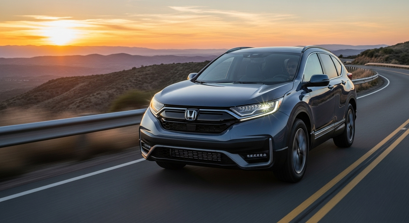 Explore the 2025 Honda CR-V Hybrid at Kunes Honda of Quincy. Discover local availability, pricing, and options. Shop New Hondas today!