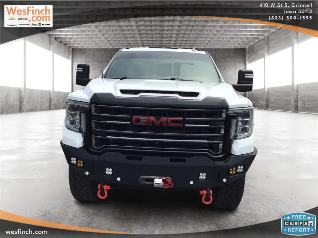 Used 2020 GMC Sierra 3500HD AT4 with VIN 1GT49VEY3LF307327 for sale in Grinnell, IA