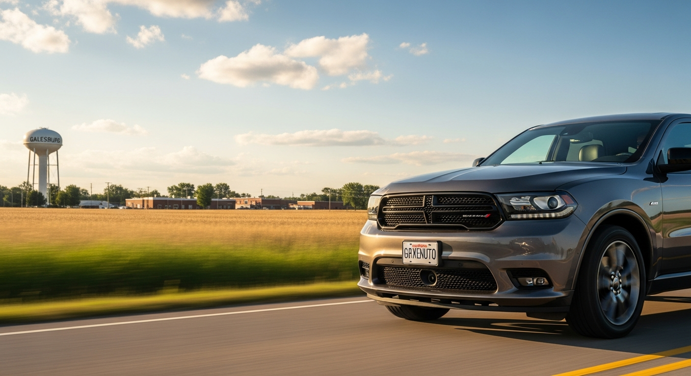 2026 Dodge Durango driving near Galesburg, IL