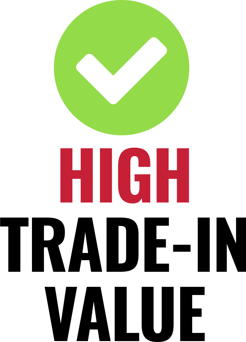 High Trade-In Value