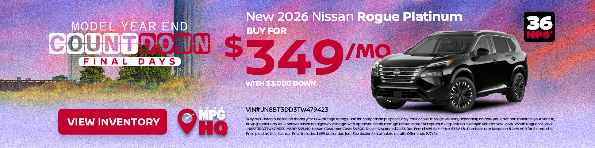 New 2026 Nissan Rogue