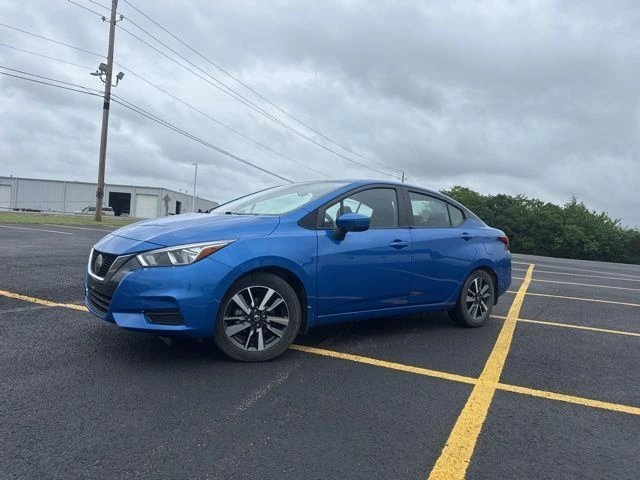 Used 2021 Nissan Versa Sedan SV with VIN 3N1CN8EVXML851431 for sale in McAlester, OK