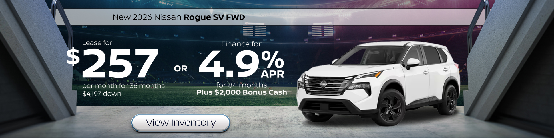 New 2026 Nissan Rogue SV FWD 