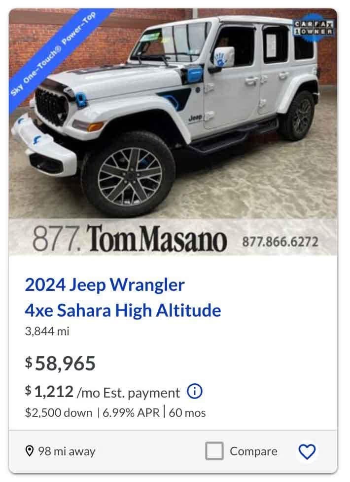 buy cars for sale online, Jeep Wrangler