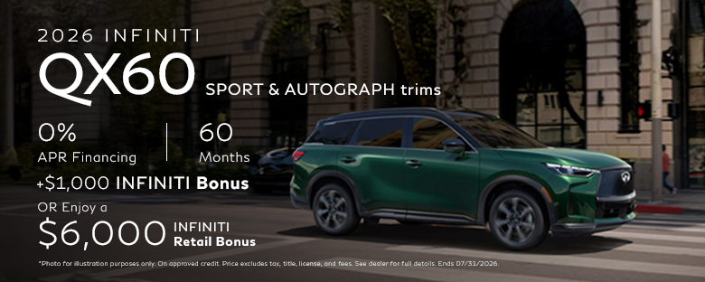 NEW 2026 QX60 SPORT & AUTOGRAPH Trims