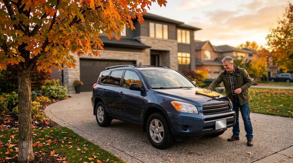 Canadian cleaning used car