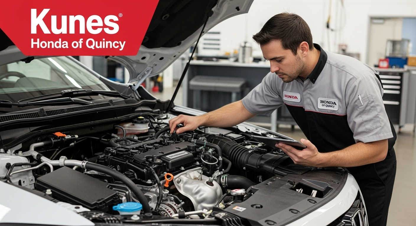 Kunes Honda of Quincy offers expert engine repair services, ensuring your vehicle's engine runs smoothly and efficiently. Our certified technicians use genuine parts and the latest diagnostic tools to provide top-notch service in Quincy, IL.