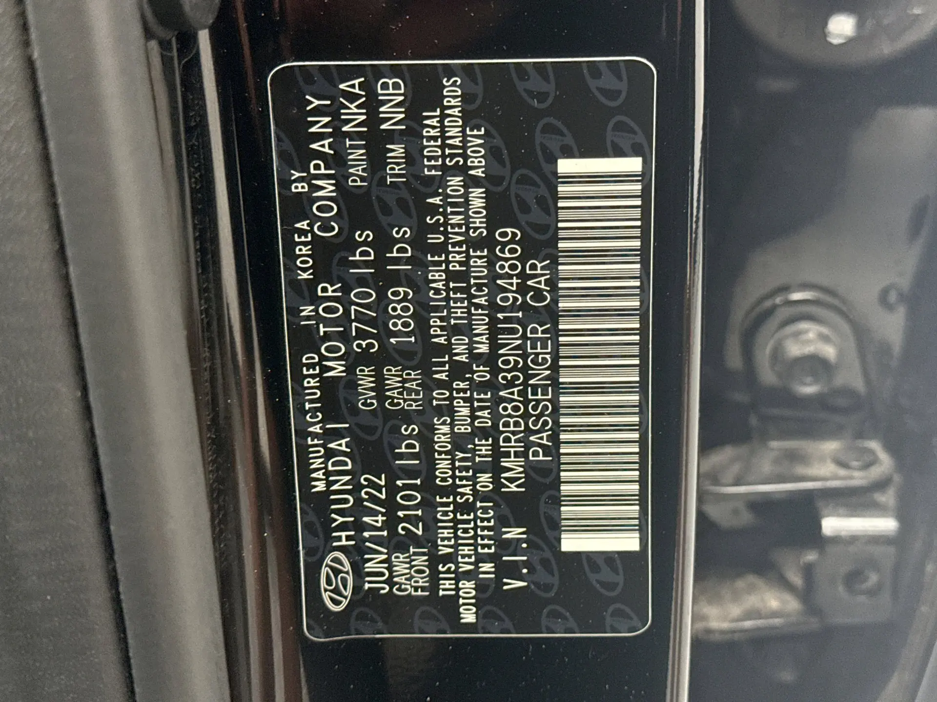 2022 Hyundai Venue SE photo 18