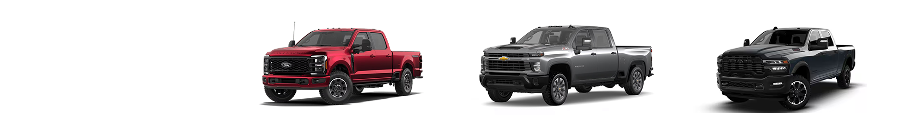 F-250 Super Duty vs. Chevrolet Silverado 2500 HD vs Ram 2500 vs Nissan Titan XD