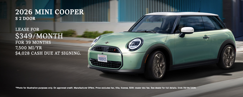 2026 MINI Cooper S 2 Door Offer