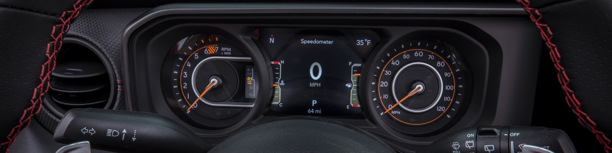 2024 Jeep Wrangler Interior Cabin Digital Dashboard Instrument Cluster
