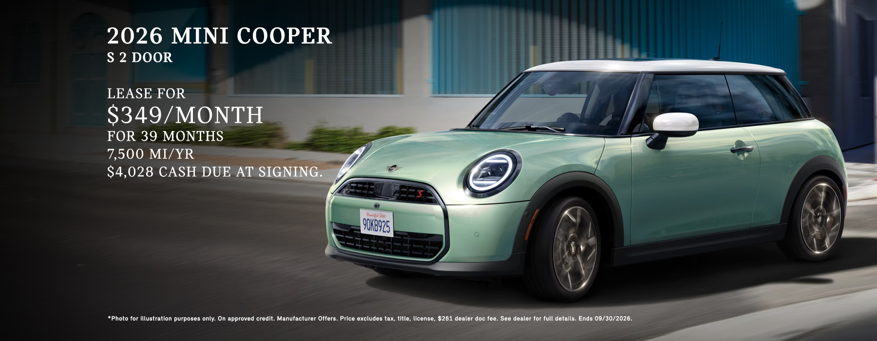 2026 MINI Cooper S 2 Door Offer