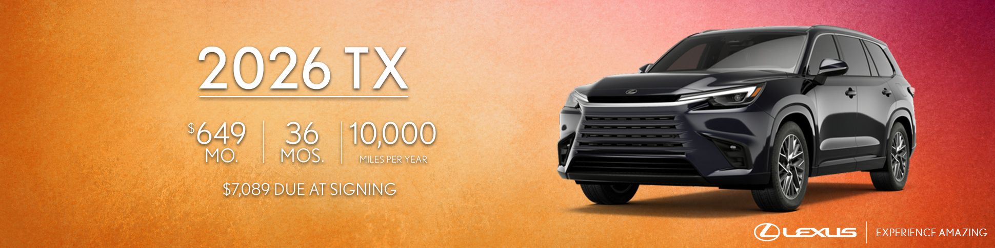 2026 LEXUS TX 350 PREMIUM AWD 