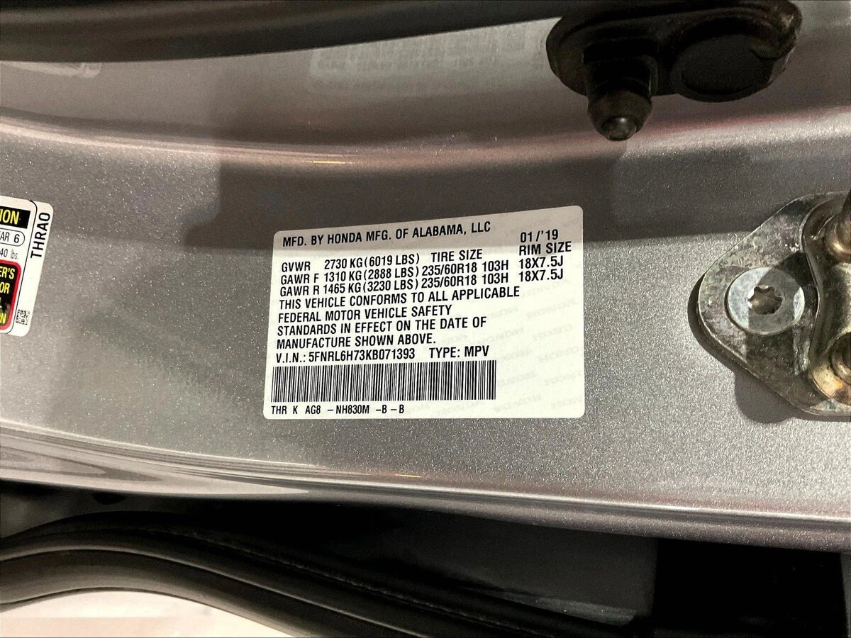 2019 Honda Odyssey EX-L - Photo 19
