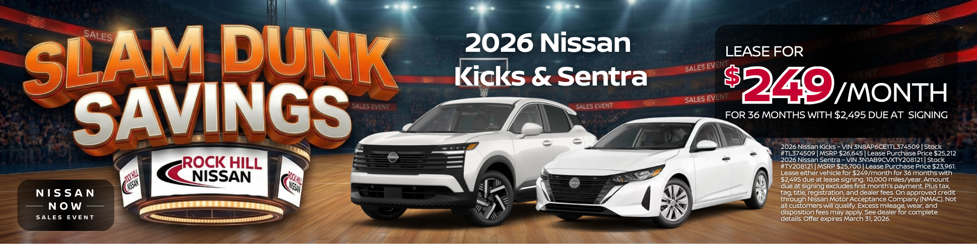 March Specials Rock Hill Nissan