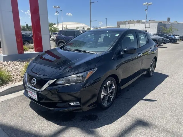 Used 2022 Nissan LEAF SV with VIN 1N4AZ1CV7NC562349 for sale in North Salt Lake, UT