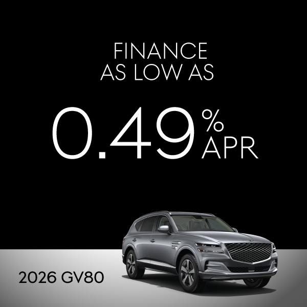 2026 GV80 : Finance as low as 0.49%
