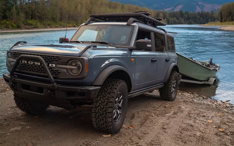 image of ford bronco in nature