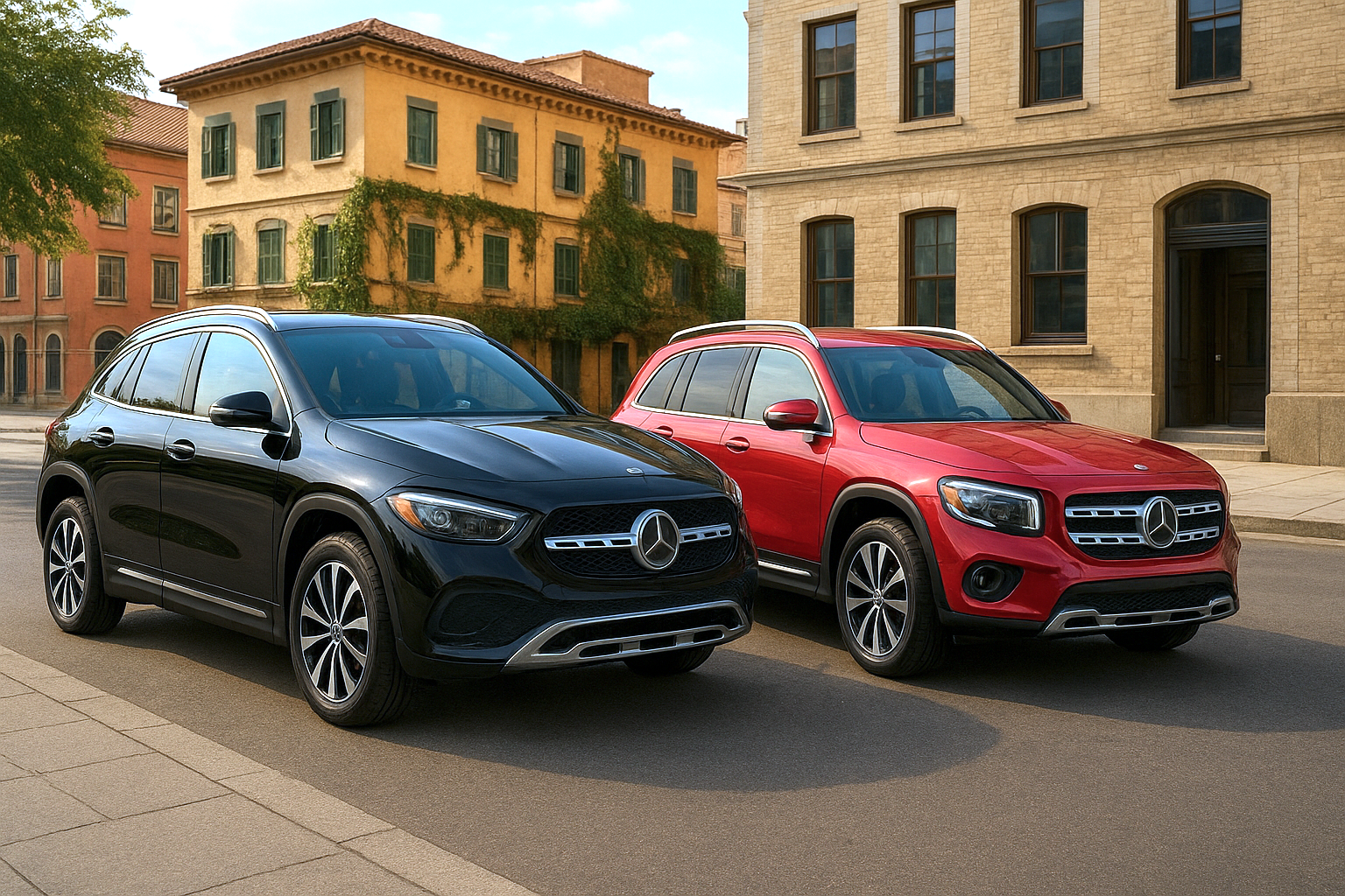 2026 Mercedes-Benz GLA and 2026 Mercedes-Benz GLB at Jackie Cooper Imports