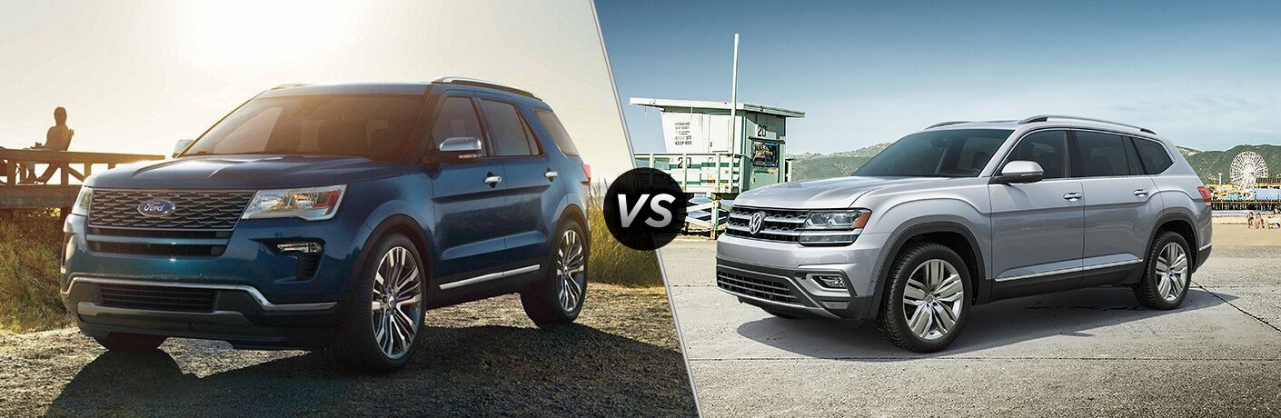 2019 Ford Explorer vs 2019 Volkswagen Atlas