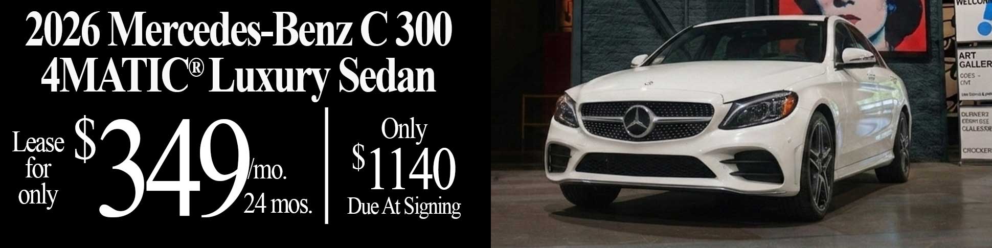 2026 Mercedes-Benz C 300 4MATIC Luxury Sedan