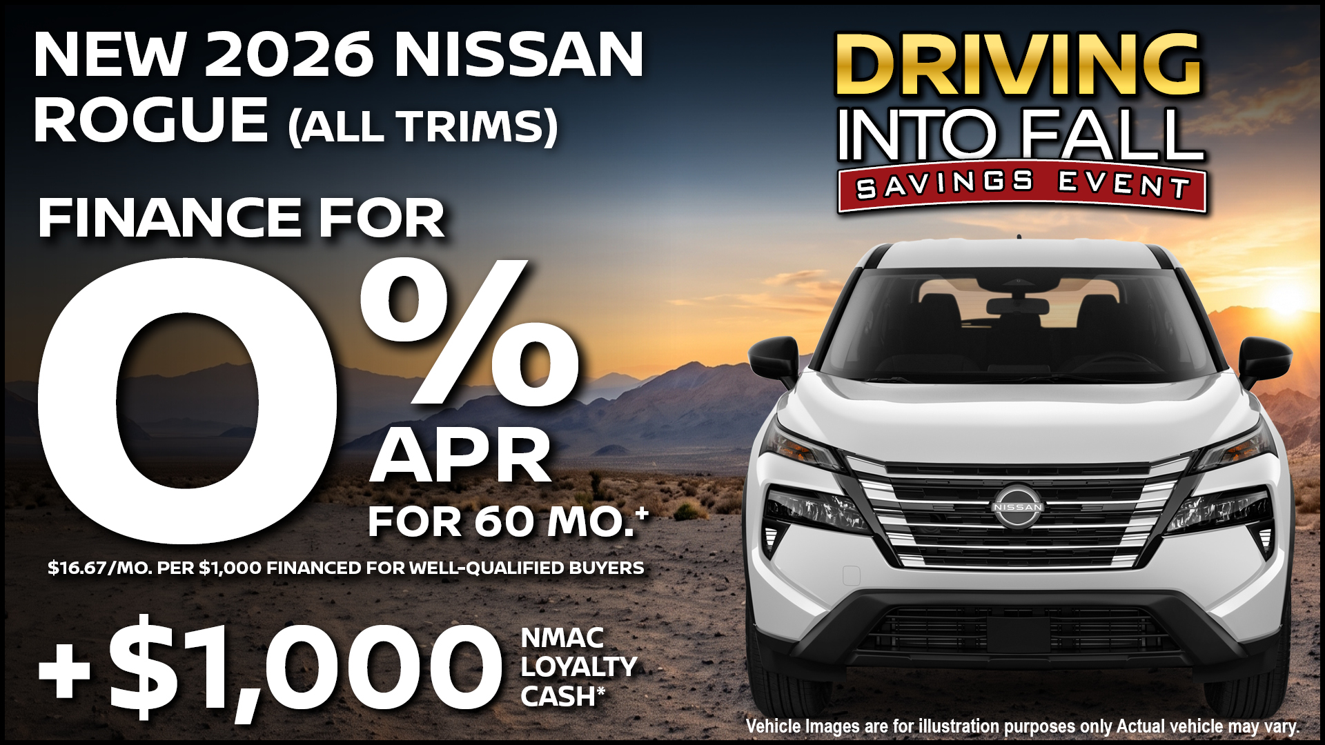 2026 Nissan Rogue SV Lease Special