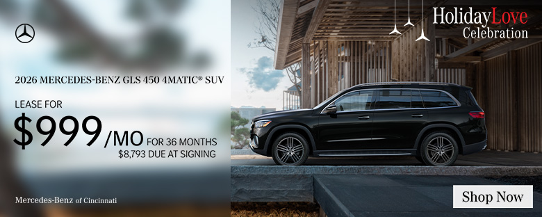 Lease a 2026 Mercedes-Benz GLS 450 4MATIC SUV for $999 per month in Cincinnati, OH