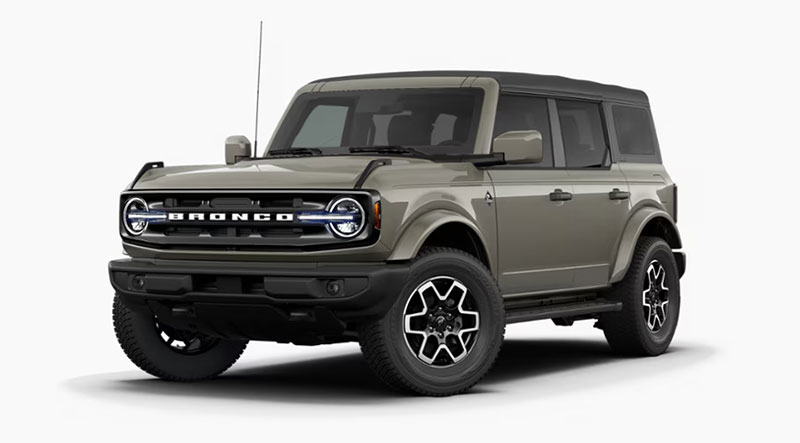 image of grey ford bronco