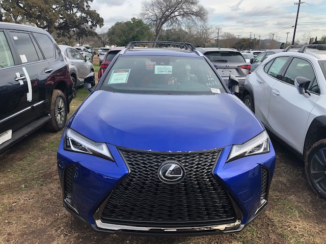 New arrival: UltraSonic Blue Mica 2.0 Lexus UX F SPORT