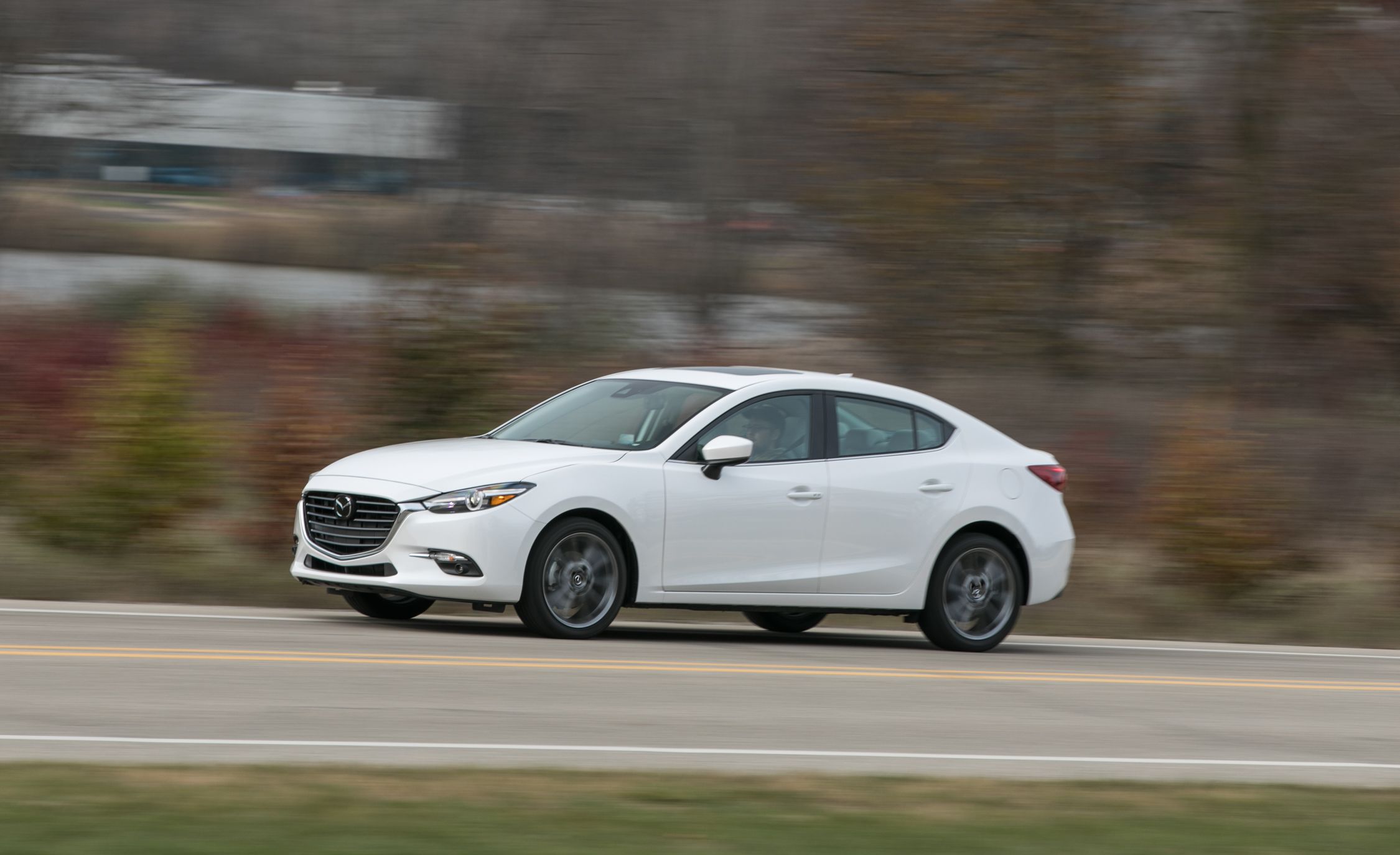 white 2018 Mazda3