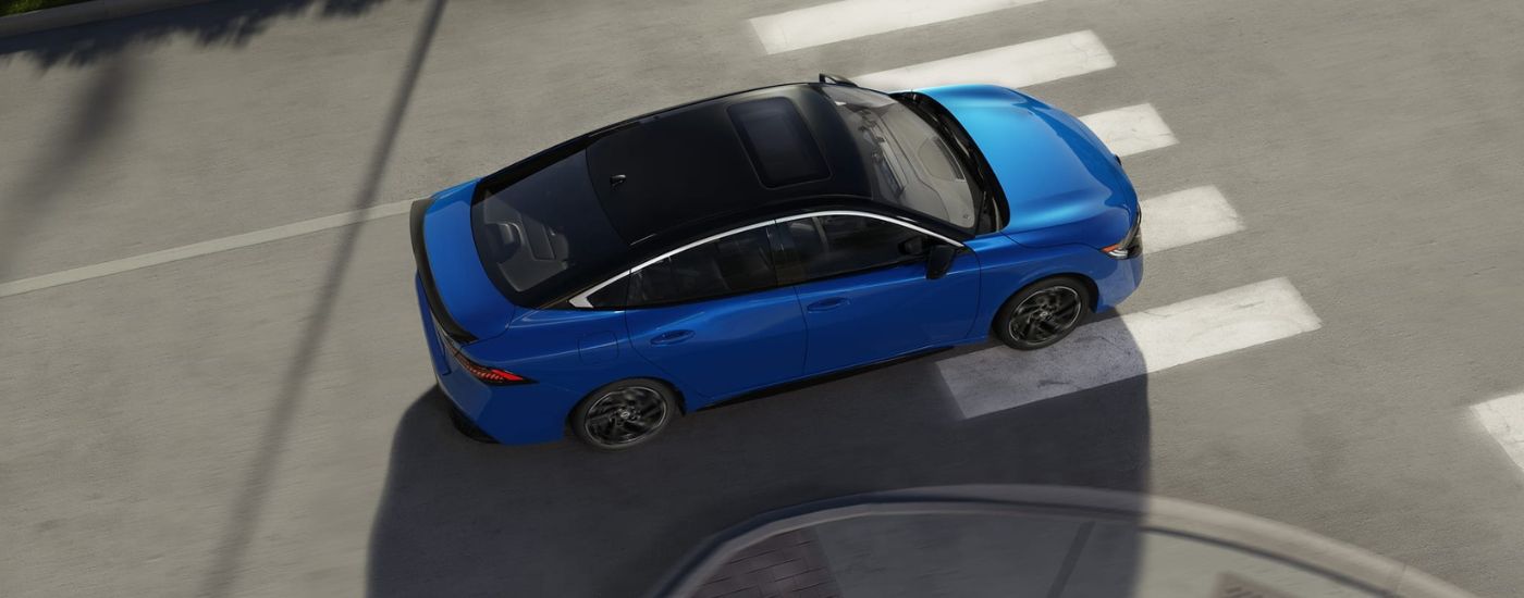 Blue 2026 Nissan Sentra Aerial