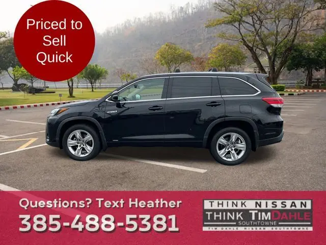 Used 2019 Toyota Highlander Limited with VIN 5TDDGRFH3KS061423 for sale in South Jordan, UT