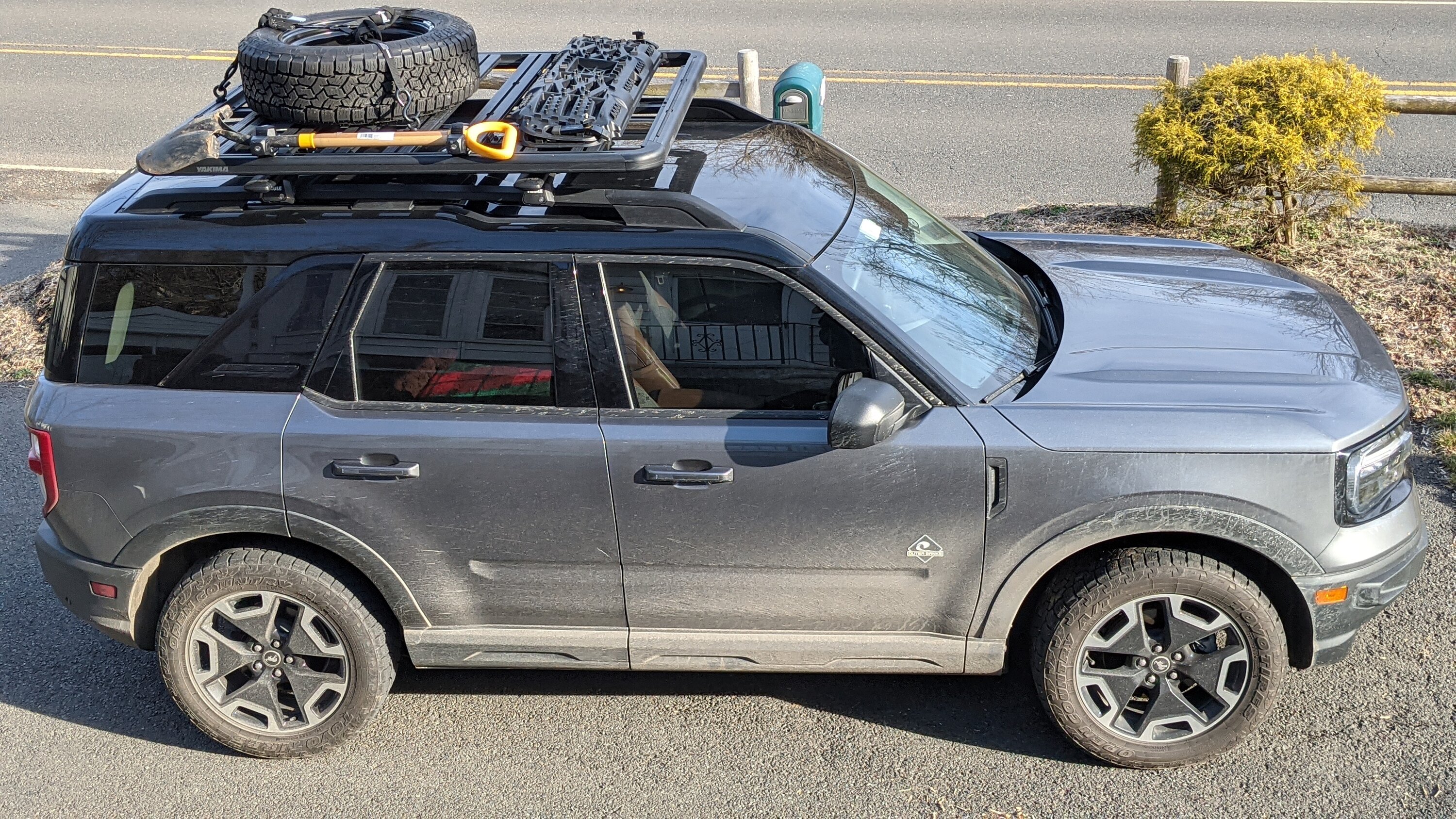 Roof Rack on a Ford Bronco Sport