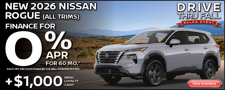 2026 Nissan Rogue (All Trims)