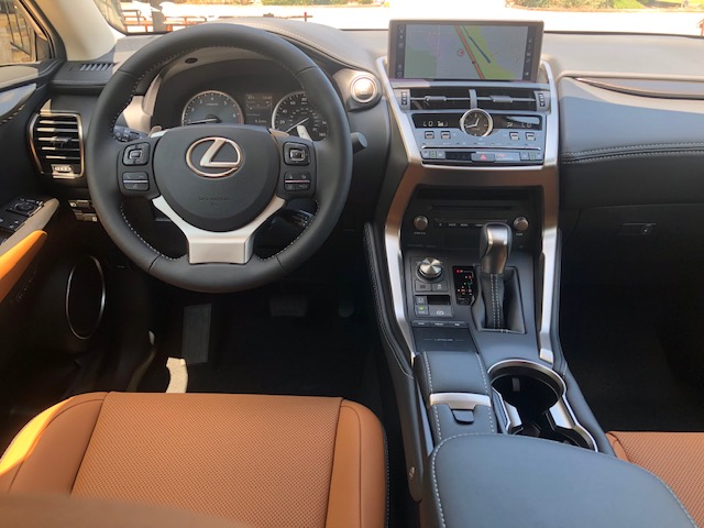2020 Lexus NX with Glazed Caramel interior at North Park Lexus Dominion