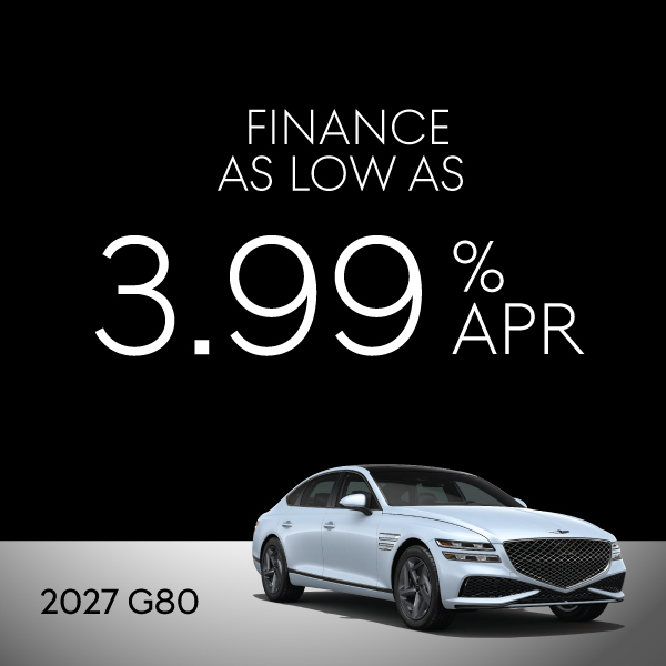 2026 G80: 3.99% APR