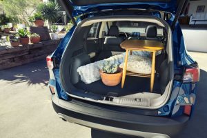 full rear cargo area in a 2021 Ford Escape