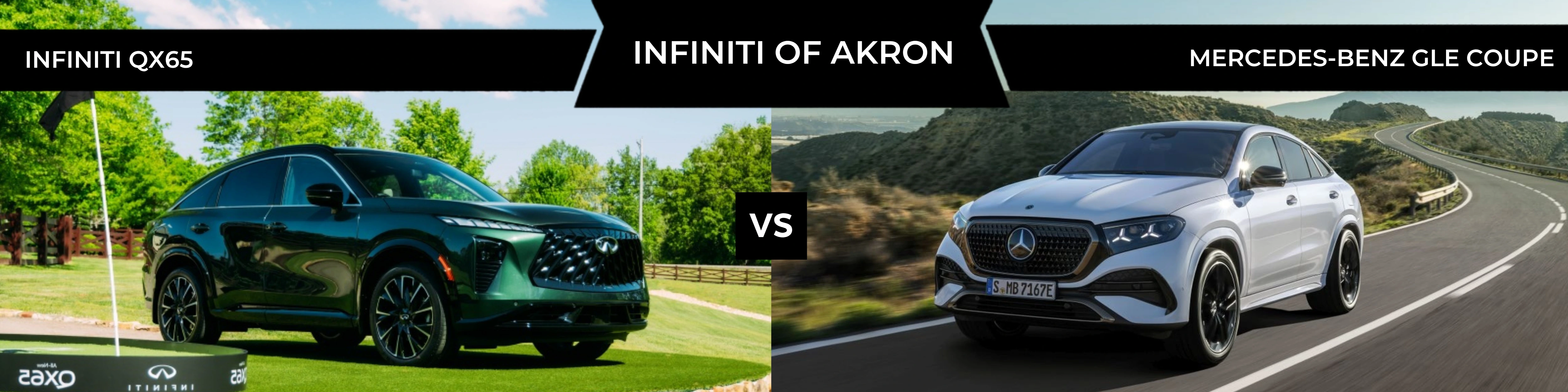 INFINITI QX65 vs. Mercedes-Benz GLE Coupe