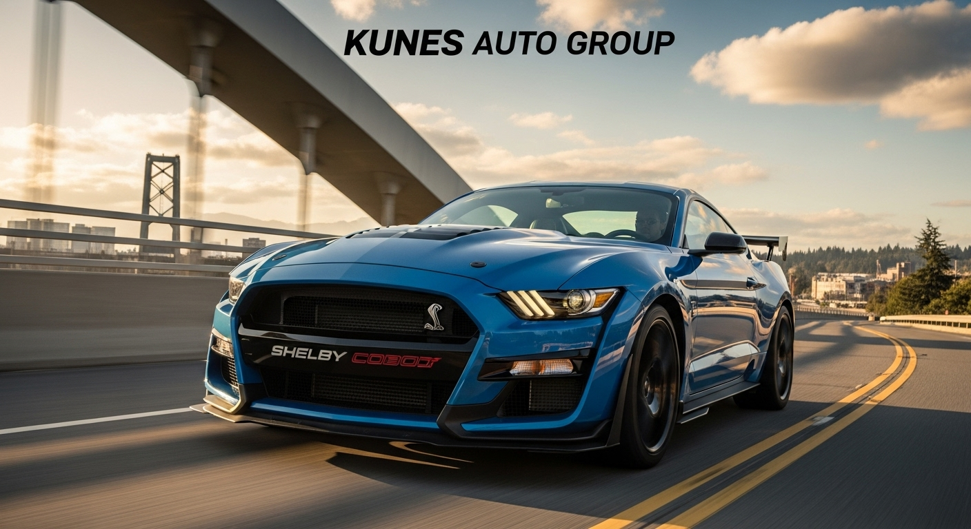 The 2020 Shelby Mustang GT500 is a high-performance vehicle available in Portland, OR. Known for its powerful engine and sleek design, it offers an exhilarating driving experience. Discover the lineup and find your perfect match with Kunes Auto Group.