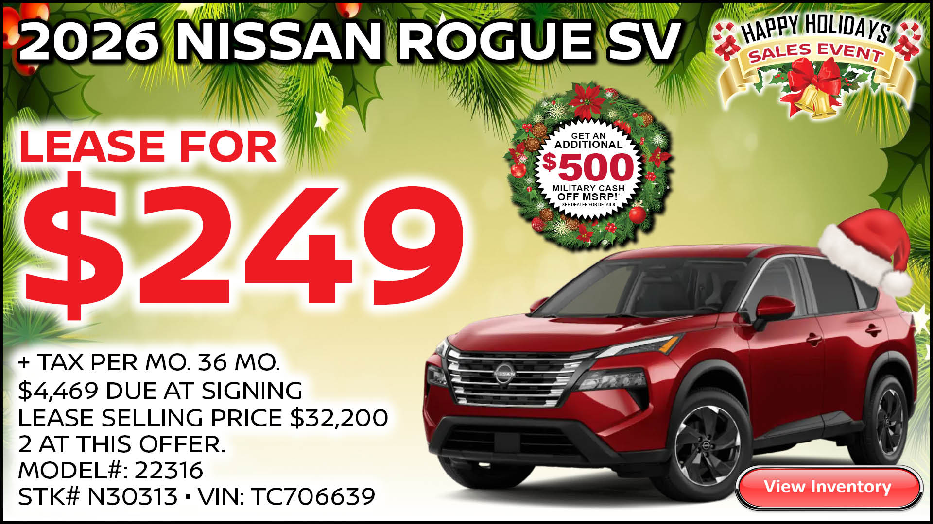 2026 Nissan Rogue SV in Riverside, CA