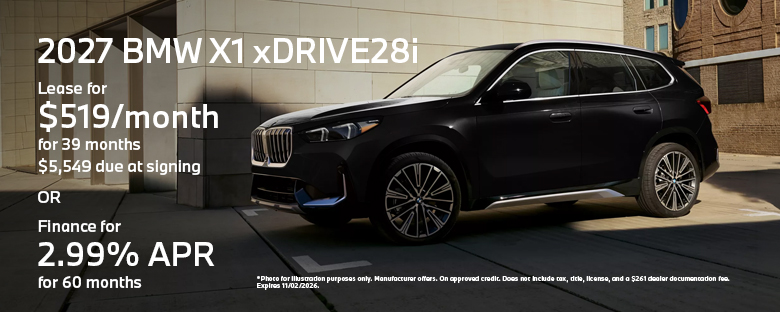 2027 BMW X1 xDRIVE28i Offer