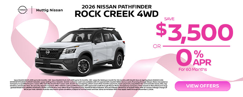 2026 Nissan Pathfinder Rock Creek 4WD