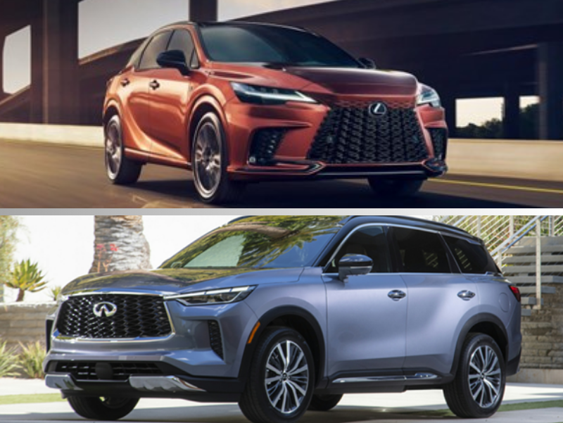 INFINITI QX60 vs Lexus RX 350