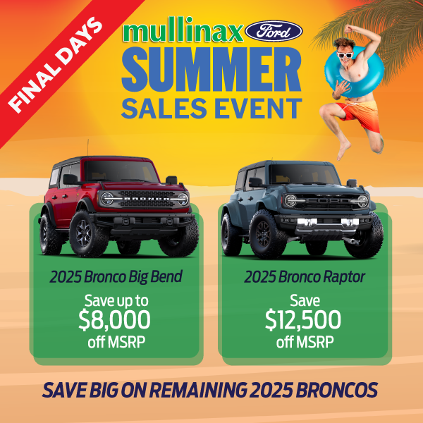 2025 Bronco Big Bend & 2025 Bronco Raptor: Save Big!