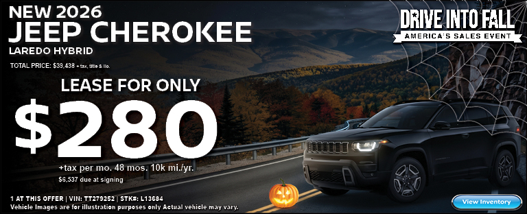 New 2026 Jeep Cherokee Laredo