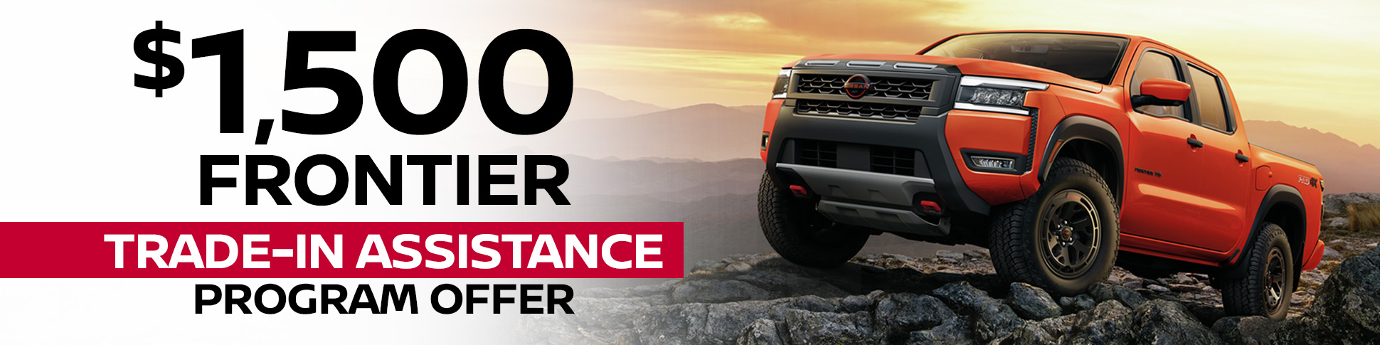 $1,500 Frontier Trade-In Assistance Program Offer